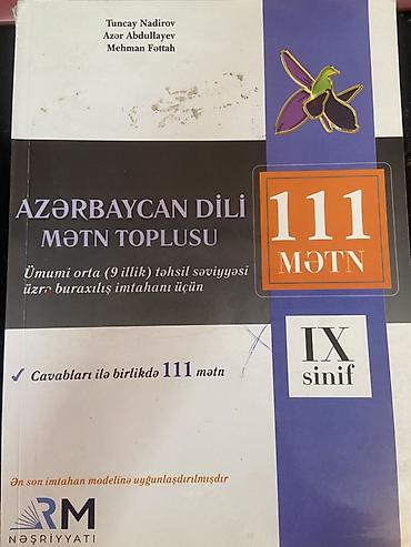 nərd kitabı: Azərbaycan dili Testlər 9-cu sinif, RM, 2-ci hissə, 2024 il — 3