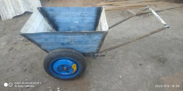 Садово-строительные тачки и тележки: Садово-строительная тачка и тележка, Двухколесная, Б/у — 4