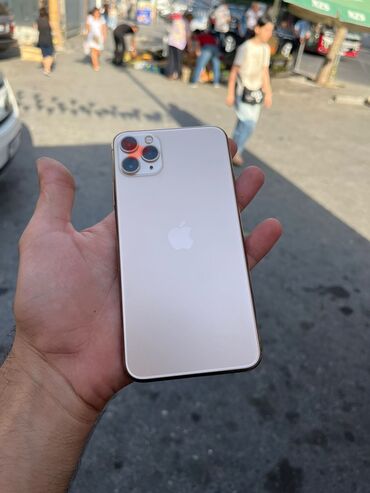 iphone 11 pro satışı: IPhone 11 Pro Max, 64 GB, Matte Gold, Face ID