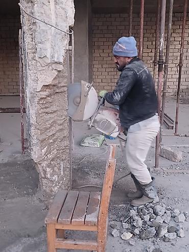 mühafizə rəisi: Beton kəsmə xidməti - Armaturlu/armatursuz beton, dəmir-beton — 6