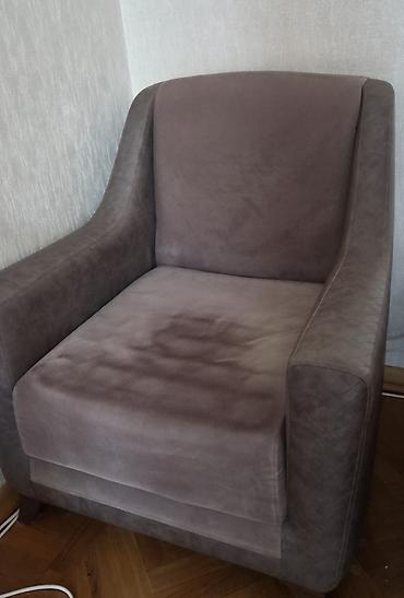 Mebel: İşlənmiş, Divan-kravat, 2 kreslo, Divan, Bazalı, Açılan — 8
