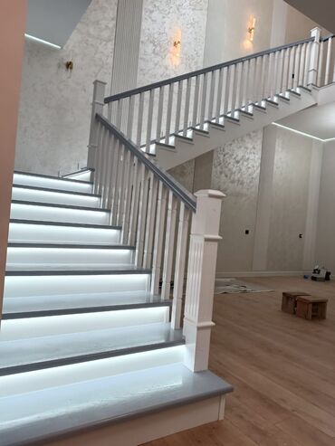 Обшивка лестниц: Лестница лестница каркас сварочный работа лестница перила на весь — 14