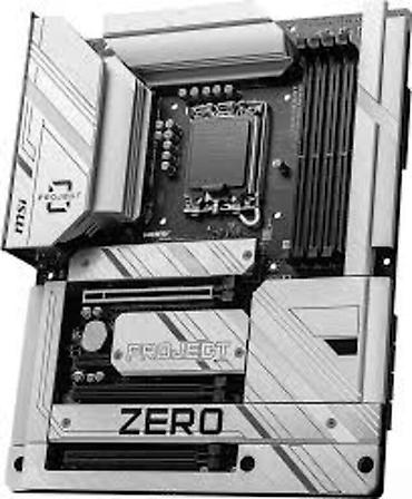 Kompüter ehtiyyat hissələri: MSI Z790 PROJECT ZERO LGA 1700MSI Z790 PROJECT ZERO – yüksək — 2