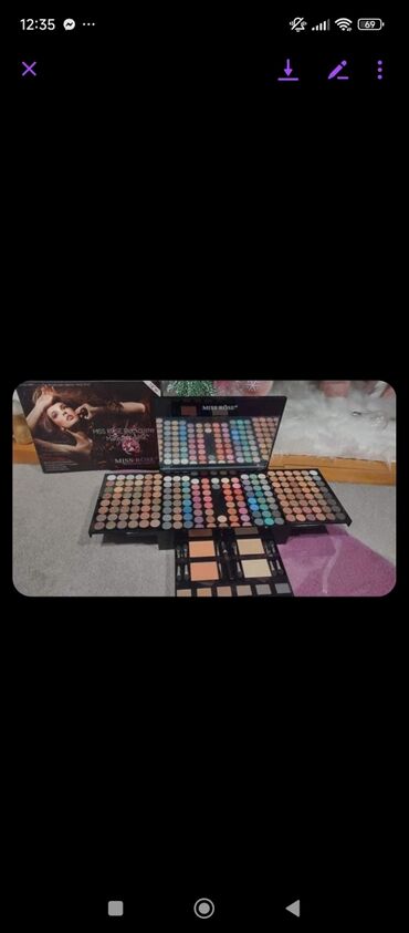 Šminka: Sminka Kofer sa sminkom Paleta sminke Set sminke 194 boje — 7