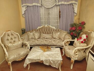 Divan və kreslo dəstləri: Divan, 2 kreslo, Bazasız, Açılmayan lalafo.az -da Divan və kreslo dəstləri: Divan, 2 kreslo, Bazasız, Açılmayan