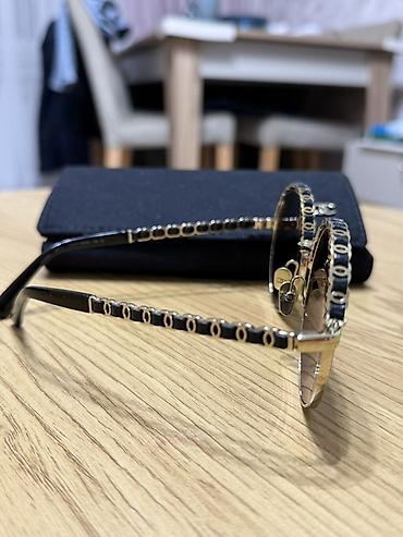 CHANEL dairəvi gün eynəyi - Model: Round Sunglasses - Çərçivə: metal