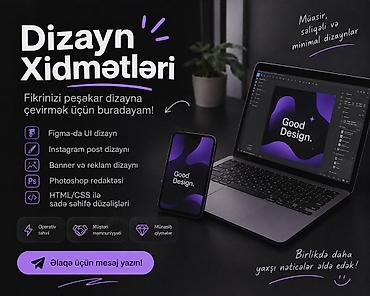 Dizayn Xidmətləri – müasir, səliqəli və minimal üslubda Təklif olunan