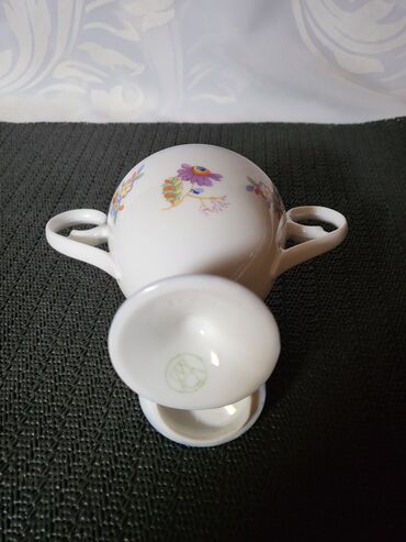 Ostalo posuđe: Secernica porcelanska nova bw porcelan Bavaria 1930g+. Posuda za — 9