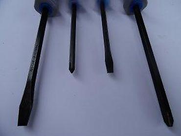 Setovi ručnog alata: Set odvijača – 4 dela - Tipovi: ravni i krstasti (Phillips) nastavci — 1