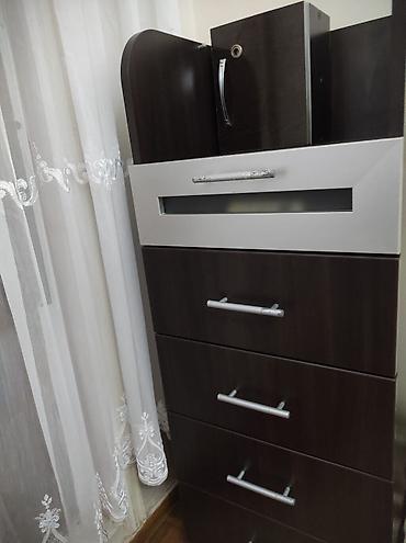 mdf panel: Yataq otağı mebel dəsti - Material: tünd qəhvəyi laminat/MDF — 4