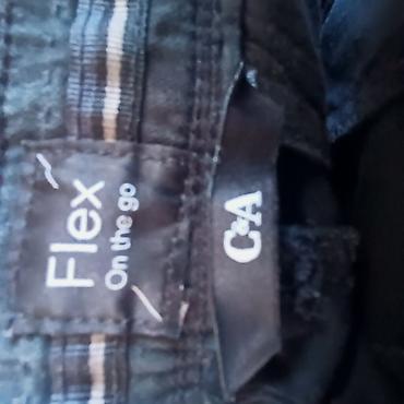 tamno sive pantalone: Muške pantalone crne boje, C&A, veličina 32/34 - Klasčan — 5