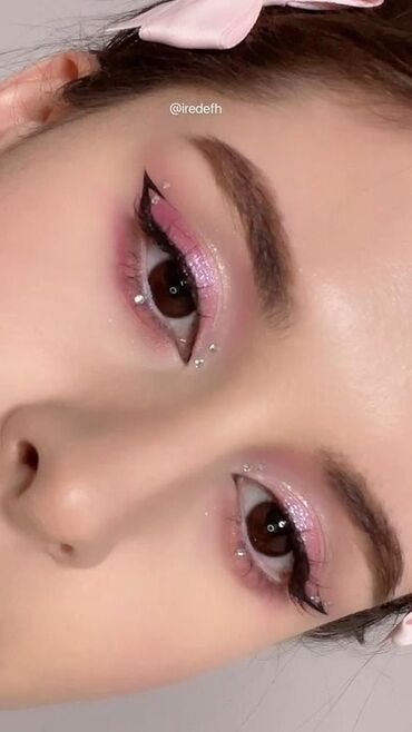 наращивание ресниц с выездом на дом: На выпускной, Профессиональная косметика