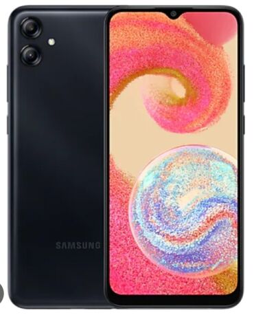 samsung galaxy ace 4: Samsung Galaxy A04e, Б/у, 32 ГБ, цвет - Черный, 2 SIM