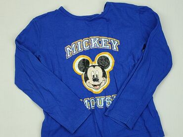 bluzka ecru: Bluzka, Disney, 8 lat, 122-128 cm, stan - Zadowalający