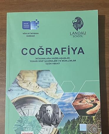 tar satışı: Məhsul: “Coğrafiya” hazırlıq vəsaiti Təsvir: - Nəşr: Dövlət İmtahan — 1