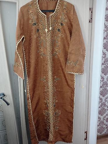 etno kg: Повседневное платье, Осень-весна, Длинная модель, Шелк, Бохо, 4XL — 4