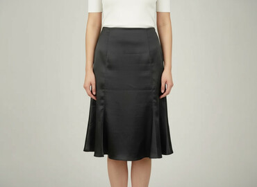 rozkloszowane spódnice czarne: Women`s skirt, size S