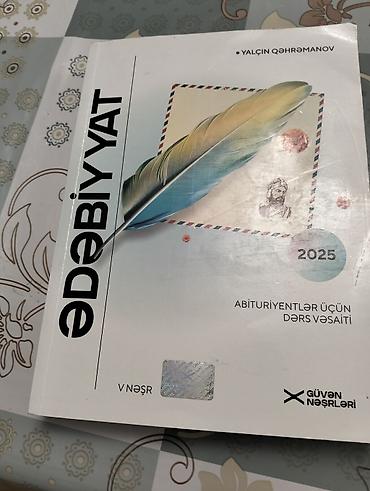 Kitablar və jurnallar: Məhsul: “Ədəbiyyat – Abituriyentlər üçün dərs vəsaiti (2025)” Müəllif — 1