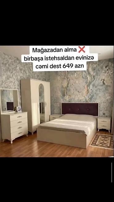 komod satilir: İkinəfərlik çarpayı, Yeni — 1