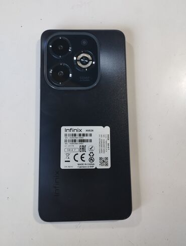телефон 7: Infinix Smart, Новый, 64 ГБ, цвет - Черный, 2 SIM