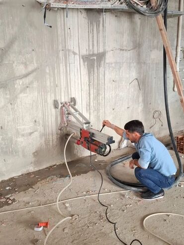 Beton işləri: Beton kesimi Beton kesen deşen hilti karotla mişar kesenle Beton — 13