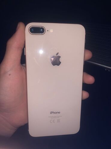 айфон 8 плюс 32 гб цена: IPhone 8 Plus, Колдонулган, 64 ГБ, Алтын, Заряддоочу түзүлүш, Каптама, 100 %