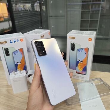 Xiaomi: Xiaomi Redmi Note 11 Pro, 128 GB, 
 Sensor, Barmaq izi, İki sim kartlı