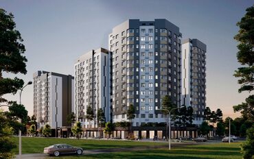 бишкек квартира на месяц: 3 комнаты, 90 м², Элитка, 8 этаж, ПСО (под самоотделку)