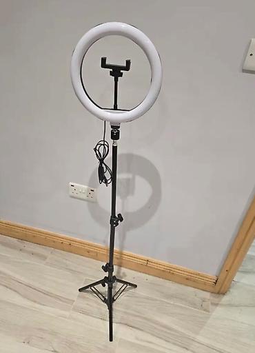 LED ring işıq və tənzimlənən tripod seti - Dairəvi LED ring işıq