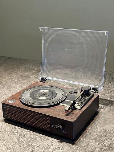 retro gramofon: 🎵 Retro Vinil Pleyer (Gramofon) – Bluetooth / AUX / Daxili Dinamik — 2