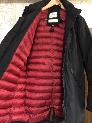 зимние куртки мужской: Куртка 6XL (EU 52), цвет - Черный