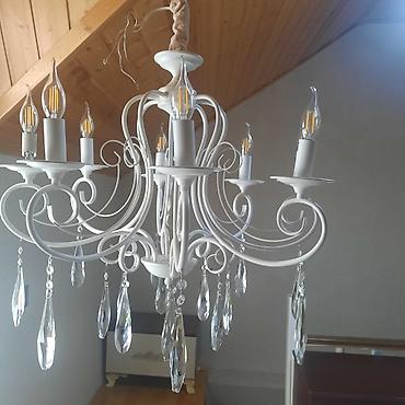 lüstr: Çılçıraq, 8 lampa, Metal — 1