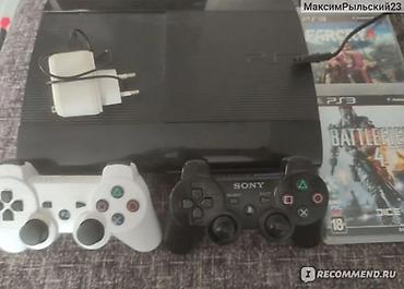 Playstation 3 super slim 500gb Прошитый 2 реплика джойстик (бу) 6