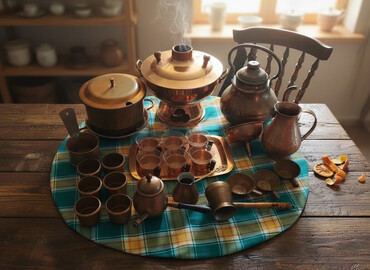 Kompleti posuđa: Set bakrenog posuđa – ručno kovani komadi za kuhinju i dekor Znate li — 1