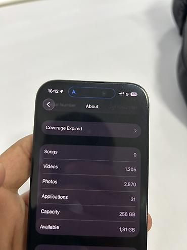 2 el telfonlar: 256 GB, Qara, Simsiz şarj, Face ID, Sənədlərlə — 6