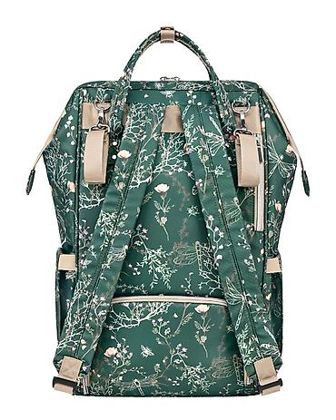 gucci sorc: KikkaBoo Torba za mame Siena Lux Secret Garden – Deep Green (šifra — 1