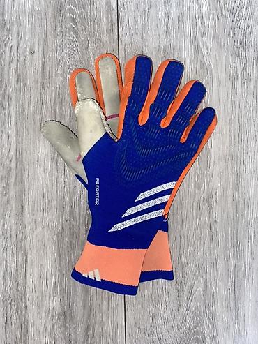 латексные: Вратарские перчатки Adidas Predator (серия без застёжки) обе отдам за — 3