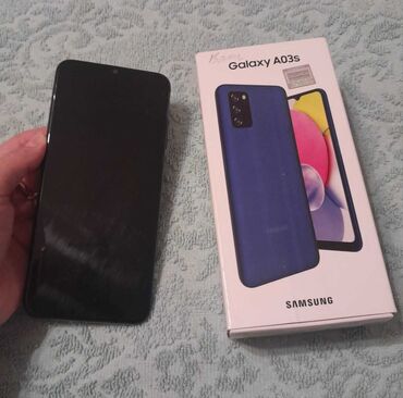 Samsung: Samsung Galaxy A03s, rəng - Göy, İki sim kartlı