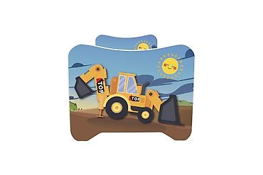 satovi rs: Dečiji krevet za dečake 160×80 cm – Happy Kitty Excavator Šifra — 1