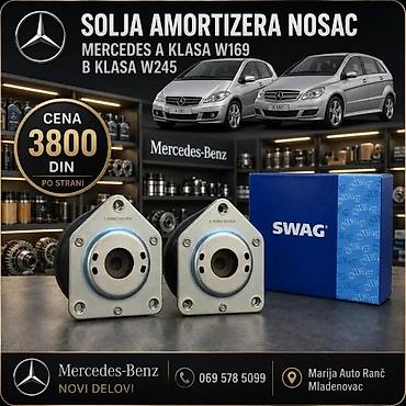 SOLJA AMORTIZERA NOSAC MERCEDES A KLASA W169 B KLASA W245 | ⭐Solja
