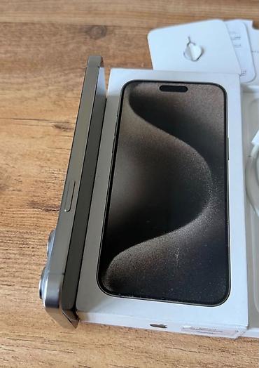 iphone se qiyməti: IPhone 15 Pro, 256 GB, Natural Titanium, Zəmanət, Simsiz şarj, Face ID — 2