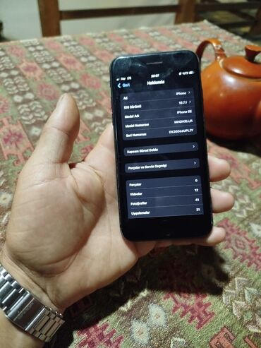 Apple iPhone: IPhone SE 2020, 128 GB, Qara, Barmaq izi — 4