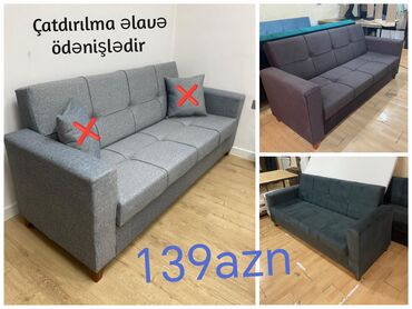 Masa və oturacaq dəstləri: Divan, Yeni, Açılan, Bazalı, Parça, Ödənişli çatdırılma
