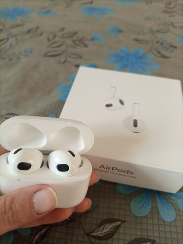 en ucuz airpods: Yeni Simli Qulaqcıqlar, Apple, rəng - Ağ