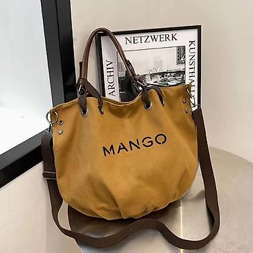 mango сумка: Шоппер, Новый, Материал: Канвас, Женские — 1
