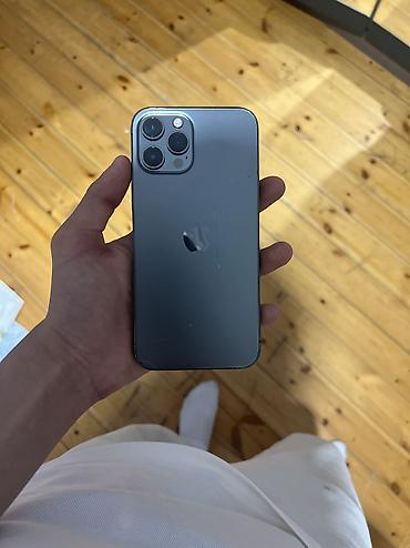 IPhone 12 Pro Max, 128 GB, Pacific Blue, Face ID lalafo.az -da IPhone 12 Pro Max, 128 GB, Pacific Blue, Face ID