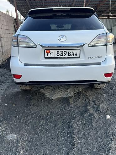 Lexus: Lexus RX: 2011 г., 3.5 л, Автомат, Бензин, Кроссовер — 2