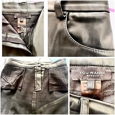 Юбки: Стильная мягкая кожаная юбка чёрного цвета – это шикарный элемент для — 4