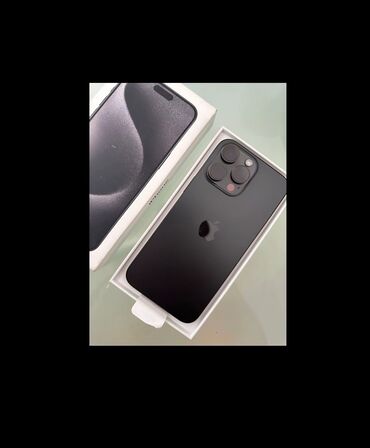 iphone 14 pro max azerbaycan qiymeti: IPhone 15 Pro Max, 256 GB, Black Titanium