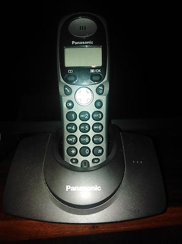 Panasonic simsiz ev telefonu və baza stansiyası iki denedi iri 25